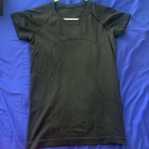 Black Lululemon Swifty Tech Short Sleeve
